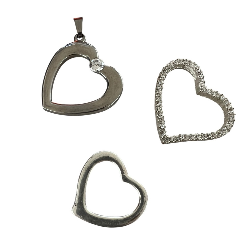 Heart Pendant Set of Three